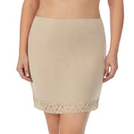 Jones New York Women's Silky Touch 19 Anti-Cling Above Knee Half Slip, NUDE, XL