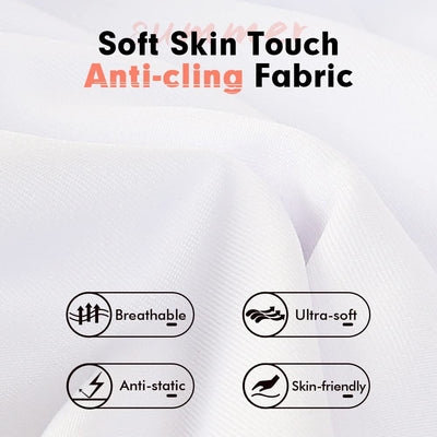 MANCYFIT Half Slips for Under Dresses Slip Skirt Extender for Women Underskirt Lace Trim A-Line Knee Length White Large