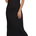 Summienlink Women's Full Slip for Under Dresses Sexy Long Sleeveless Nightgown Cami Dress (Black, Large)