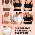 SHAPERMINT Bras for Women No Underwire - Seamless Bras for Women, Wireless Bra, Adjustable Plus Size Bra