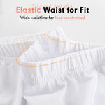 MANCYFIT Half Slips for Under Dresses Slip Skirt Extender for Women Underskirt Lace Trim A-Line Knee Length White Large