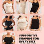 SHAPERMINT Womens Tops - Scoop Neck Cami Body Shaper for Women, Shapewear Tummy Control, Camisole Tank Tops for Women