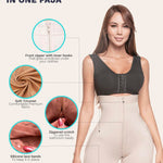 Sonryse TR73ZF High Waisted Shorts FUPA Control Shapewear for Women Chores Fajas Colombianas Reductoras y Moldeadoras para Mujer Cocoa S