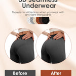 Kalapa Seamless Womens Underwear High Waisted No Show Briefs Silky Stretch Breathable Full Coverage Ladies Panties Multi Pack (US, Alpha, Small, Regular, Regular, Multi-1(6Pack))