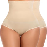 Werena Tummy Control Shapewear Underwear for Women Seamless Girdle Panty High Waist Shaping Panties Slimming Shaper