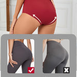 Sazoox Womens Seamless Underwear High Waisted Full Coverage Briefs No Show Soft Breathable Panties 6 Pack