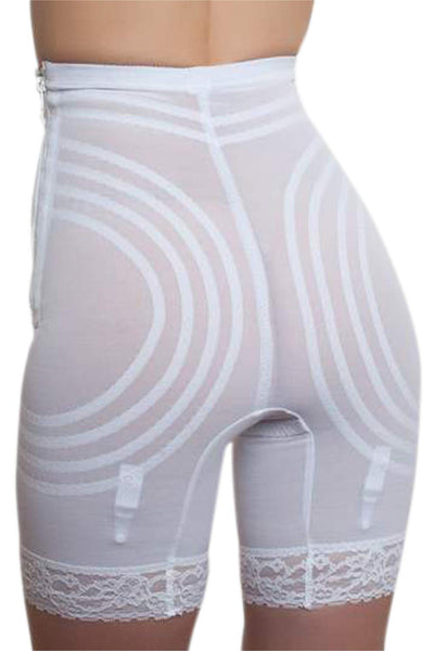 Rago Style 6201 - High Waist Leg Shaper Firm Shaping, Black, XL, 32