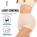 Werena Seamless Shaping Boyshorts Panties for Women Slip Shorts Under Dress Shapewear Shorts Tummy Control Underwear(A2# Beige (light Shaping), Medium)