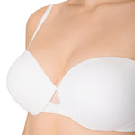 Maidenform Womens Dreamwire Multi-Way Underwire Bra, Strapless 6-Way Convertible Bra, White, 36D US