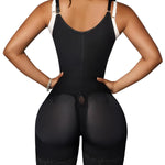 Forma Tu Cuerpo, Faja Colombiana, Stage 2 Hourglass Shapewear for Women, Post Op Compression Garment for Tummy Tuck & Liposuction, Fupa Control Body Shaper, Open Bust, High Compression BLCK M