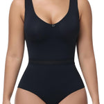 SHAPSHE Women's Shapewear Bodysuit Seamless No-Underwire Ultra Invisible Under Dress Body Shaper for Daily Wear