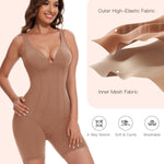 Slimers Women V-Neck Corset Bodysuits - Tummy Control Sculpting Body Suits : Hip Lifter Shapewear Outfits Club Tops