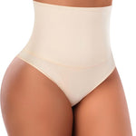 Werena Tummy Control Thong Shapewear for Women Seamless Shaping Novelty Thong Panties Body Shaper Underwear