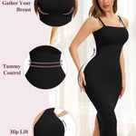 JOYSHAPER Strapless Shapewear Slip for Women Under Dress Tummy Control Shapewear Full Slip Body Shaper Slip