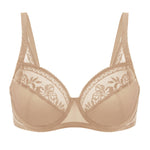 HSIA Minimizer Bras for Women Dark Beige