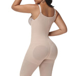 SHAPSHE Women's Shapewear Seamless Shapewear for Women High Compression Faja Back Fat Compression for Women Short Bodysuit with Built in Bra Waist Cincher Tan Corset 3X-Large