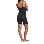 SPANX ASSETS Cami Mid-Thigh Bodysuit - Seamless Lightweight Sculpting - Women's Body Shaper for Tummy Control - Very Black - Medium