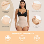SHAPERIN High Waisted Shaper Panty for Women, Tummy Control Panty Belly Slimming Body Shaperwear Underwear Brief Nude