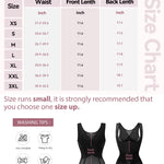 SHAPSHE Waist Trainer for Women Workout Corset Waist Cincher Shapewear Tummy Control Vest Body Shaper Invisible Girdle Black