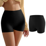 Banamic Womens Boy Shorts Seamless Underwear Anti Chafing Soft Biker Short Boxers Black