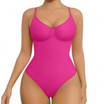 FeelinGirl Shapewear for Women Tummy Control Bodysuits Seamless Shapewear Bodysuit Thong Body Suit Going Out M-L