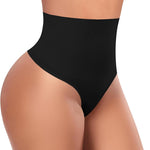 Werena Tummy Control Thong Shapewear for Women High Waisted Body Shaper Panties Shaping Thong Girdle Underwear
