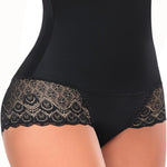 Werena Tummy Control Shapewear Panties for Women High Waisted Shaping Underwear Lace Body Shaper Girdle