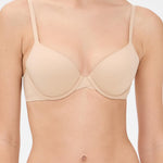 Calvin Klein Perfectly Fit Lightly Lined T-Shirt Bra with Memory Touch, Bare, 34B