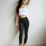 YUDSUD High Waisted Leggings for Women - Tummy Control Yoga Pants for Workout Running Athletic Women's Leggings Plus Size Black
