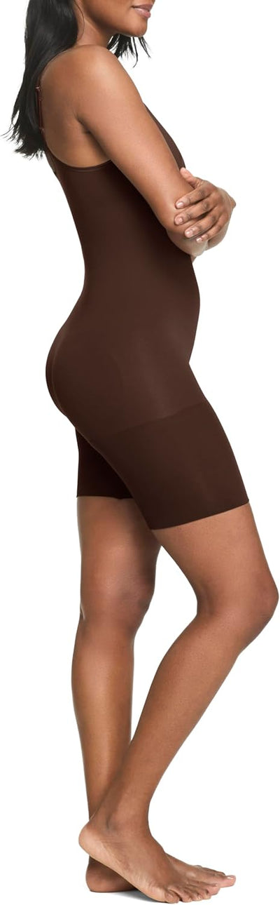SPANX ASSETS Cami Mid-Thigh Bodysuit - Seamless Lightweight Sculpting - Women's Body Shaper for Tummy Control