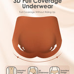 Kalapa Seamless Womens Underwear High Waisted No Show Briefs Silky Stretch Breathable Full Coverage Ladies Panties Multi Pack (US, Alpha, Small, Regular, Regular, Multi-1(6Pack))