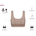 Bali Womens Comfort Revolution Easylite Wireless T-shirt Bra, Pullover Wirefree Full Coverage Bra, Black, Medium US