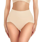 Shymay Postpartum Compression Underwear Tummy Control Panties with Adjustable Belly Wrap C Section Shapewear Girdle for Women (Beige, Small)
