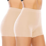 Womens Seamless Shaping Boyshorts Panties Tummy Control Underwear Slimming Shapewear Slip Shorts