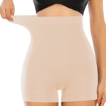 Womens Seamless Shaping Boyshorts Panties Tummy Control Underwear Slimming Shapewear Slip Shorts(#A3 Beige(Slimming),X-Large)