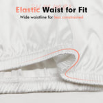 MANCYFIT Womens Half Slip for Under Dresses Satin Slip Skirt Mini Underskirt White X-Large