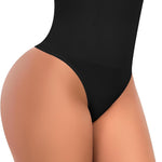 Werena Tummy Control Thong Shapewear for Women Seamless Shaping Underwear High Waist Body Shaper Panties Panty Girdle