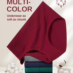 Vevmon Cotton Underwear for Women High Waisted Full Coverage Briefs Soft Ladies Panties 5 Pack (US, Alpha, Large, Regular, Regular, A-5 Pack 5 Colors)