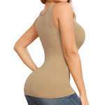 JOYSHAPER Cami Shaper for Women Tummy Control Shapewear Tank Tops with Built-in Bra Compression Camisole Padded Bra