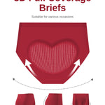 Sazoox Womens Seamless Underwear High Waisted Full Coverage Briefs No Show Soft Breathable Panties 6 Pack