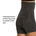 SPANX SPANXsculpt OnCore High-Waisted Mid-Thigh Short - Powerful Sculpting Shapwear for Women - Level 4 Compression - Core Control - Naked 3.0 - Medium - Standard