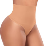 Werena Tummy Control Thong Shapewear for Women High Waisted Body Shaper Panties Shaping Thong Girdle Underwear