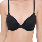 Calvin Klein Perfectly Fit Lightly Lined T-Shirt Bra with Memory Touch, Black, 34B