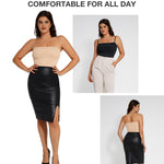Lover-Beauty Shapewear Tummy Control Strapless Bodysuit for Women Seamless Thong Body Shaper Waist Trainer, Nude, XL/XXL