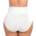 Werena Shapewear for Women Tummy Control Body Shaper High Waitsed Shape wear Panties Shaping Girdle(#A2 Mid Waist White(seamless),Large)