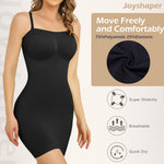 JOYSHAPER Strapless Shapewear Slip Dresses for Women Tummy Control Slips Full Body Shaper Under Dress Slip (Black, Medium)