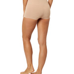 SPANX SPANXshape ExtraOrdinary Boyshort - Sculpting Compression - Women's Shapewear Underwear - Recycled Nylon Fabric Blend - Toasted Oatmeal - Medium