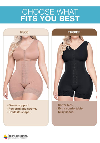 Sonryse Post Surgery Compression Garment Stage 2 Faja Lipo BBL Fajas Colombianas Beige 4XL