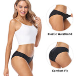 Wealurre Seamless Underwear Invisible Bikini No Show Nylon Spandex Women Panties(826m 1+2)