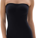SHAPERX Strapless Shorts Bodysuit for Women Tummy Control Shapewear Seamless Sculpt Body Shaper with Removable Straps